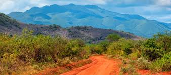 Rugged landscape tsavo west