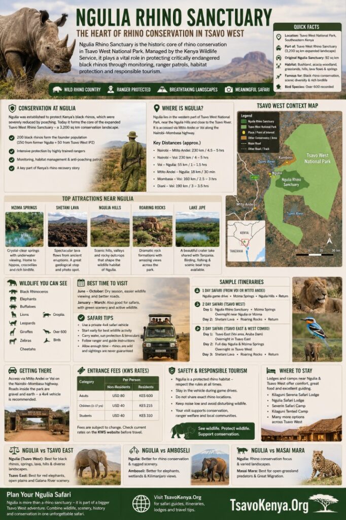 Ngulia Sanctuary guide
